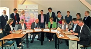 Unterzeichnung der Kooperationsvereinbarung in Senftenberg