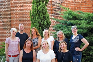 Team des Caritas-Kinderhauses Arche in Forst
