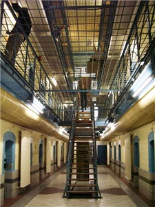 Treppe im Gefängnis