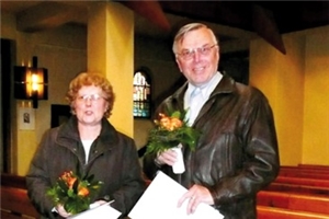 Gisela Friedrich und Wolfgang Müller - Ehrenamtliche der Caritas Cottbus