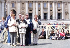 Geistigbehinderte aus dem Bistum Görlitz in Rom