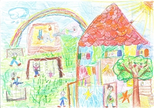 Bild von Lulu Kinderzeichnung