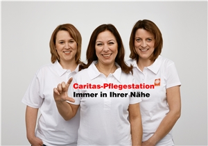 CPS-Team mit Schriftzug 3 ambulante Pflegkräfte
