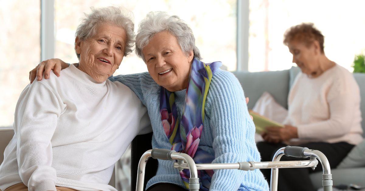 Gl�ckliche Seniorinnen