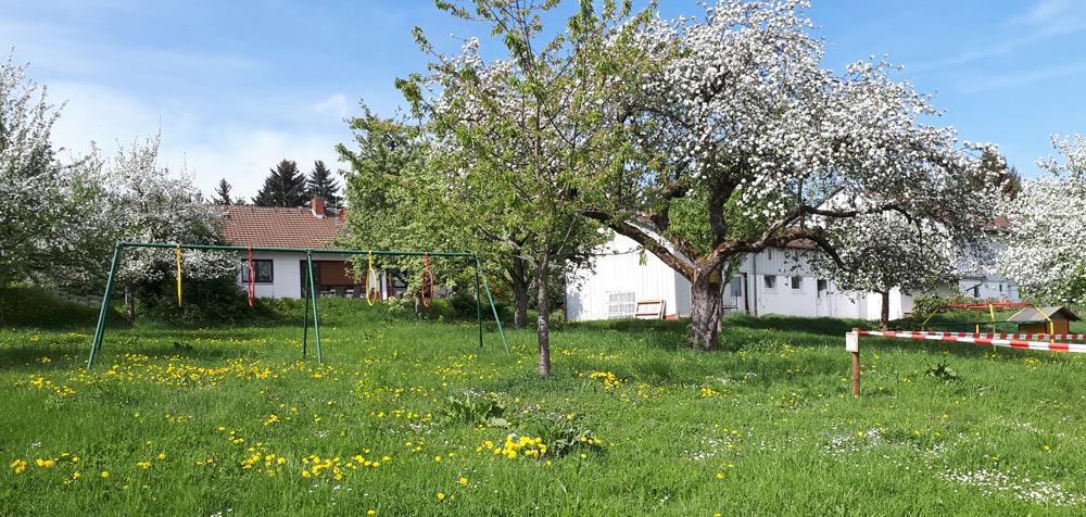 Haus mit großem Garten