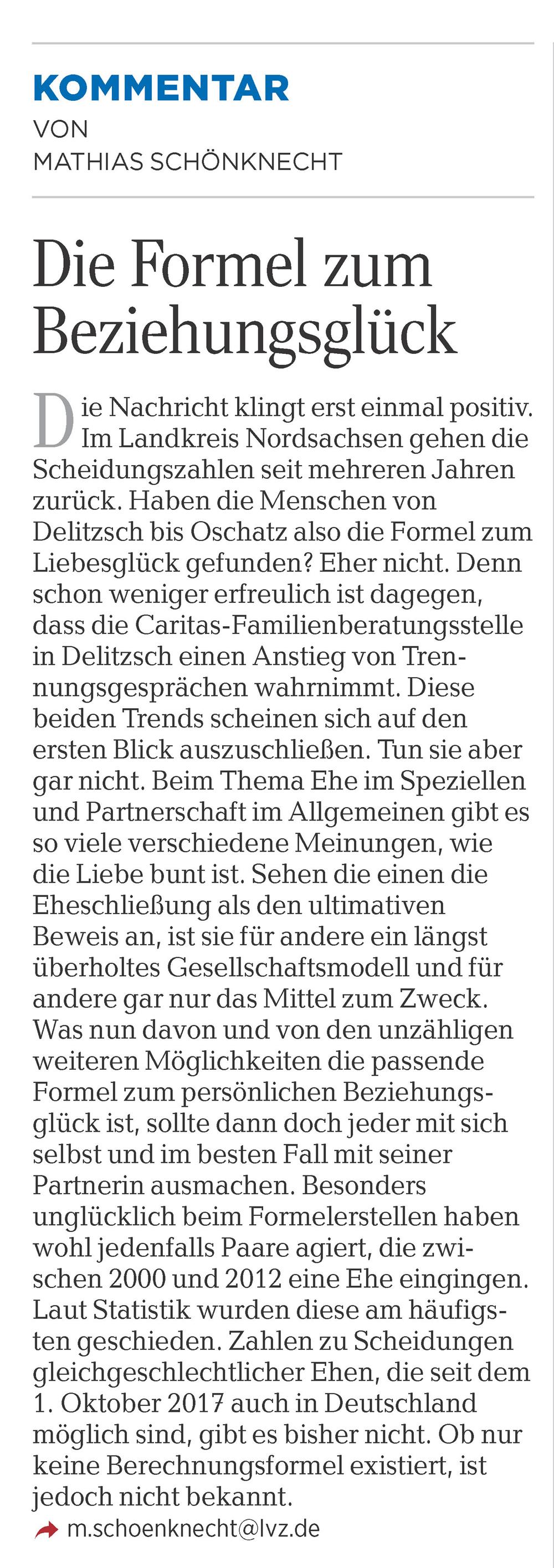 Die Formel zum Beziehungsglück Die Formel zum Beziehungsglück