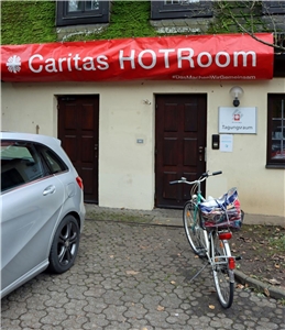 Eingang HotRoom in Fulda