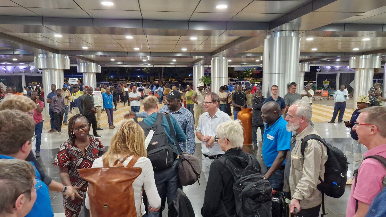 Willkommen am Flughafen