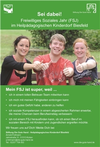 FSJ im Heilpädagogischen Kinderdorf Biesfeld FSJ im Heilpädagogischen Kinderdorf Biesfeld