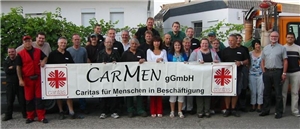 Gruppenbild der Mitglieder des Projekt CarMen gGmbh