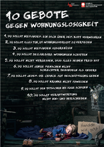 10 Gebote gegen Wohnungslosigkeit