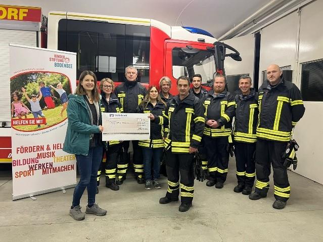 Feuerwehr Übergabe