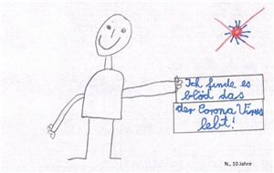 Meine Meinung Kinderbild 3 Zeichnung