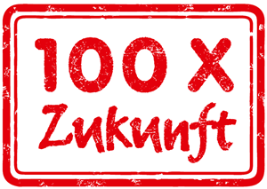 Logo der Kampagne "100 x Zukunft"