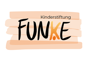 Logo Kinderstiftung Funke mit Hintergrund