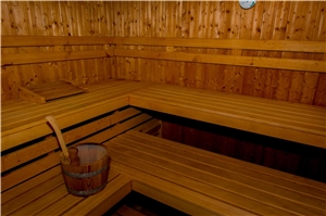 hauseigene Sauna