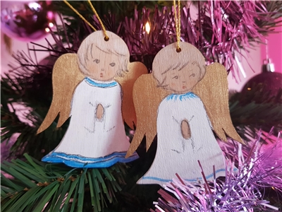 Weihnachtsengel Weihnachtsengel aus Holz