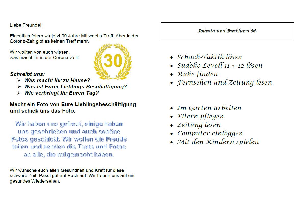 Jolanta und Burkhard