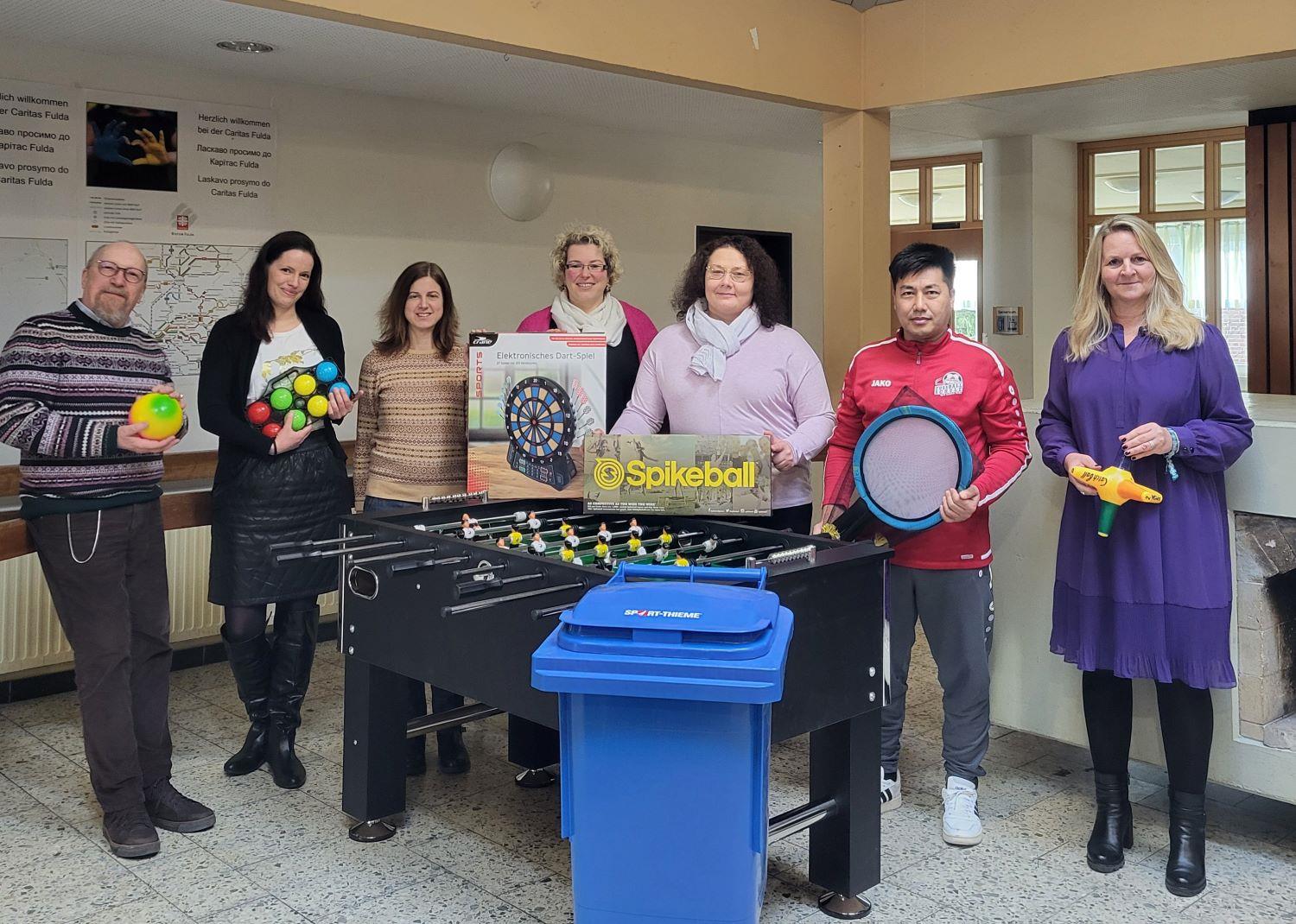 Sportcoaches Gemeinschaftsunterkunft Steinbach