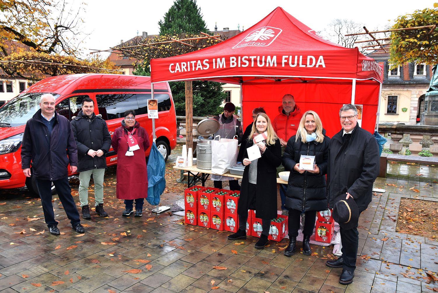 alle Akteure vor Beginn der Aktion 