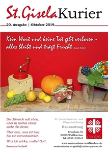St. Gisela Kurier 20. Ausgabe Titelblatt des St. Gisela Kurier 20. Ausgabe