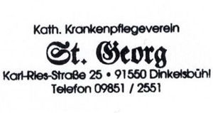 Anschrift Krankenpflegeverein St.Georg