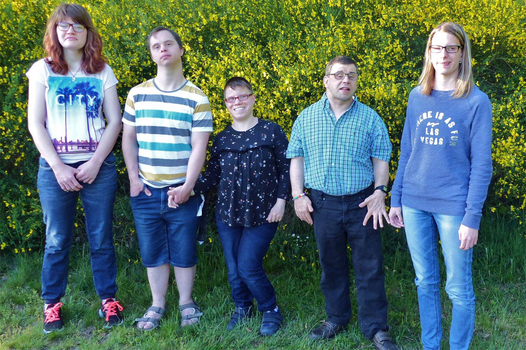 Der Bewohnerbeirat (v.l.): Katharina Neumann, Patrick Fett, Sandra Baron, Martin Brill und Jana Knop Der Bewohnerbeirat (v.l.): Katharina Neumann, Patrick Fett, Sandra Baron, Martin Brill und Jana Knop