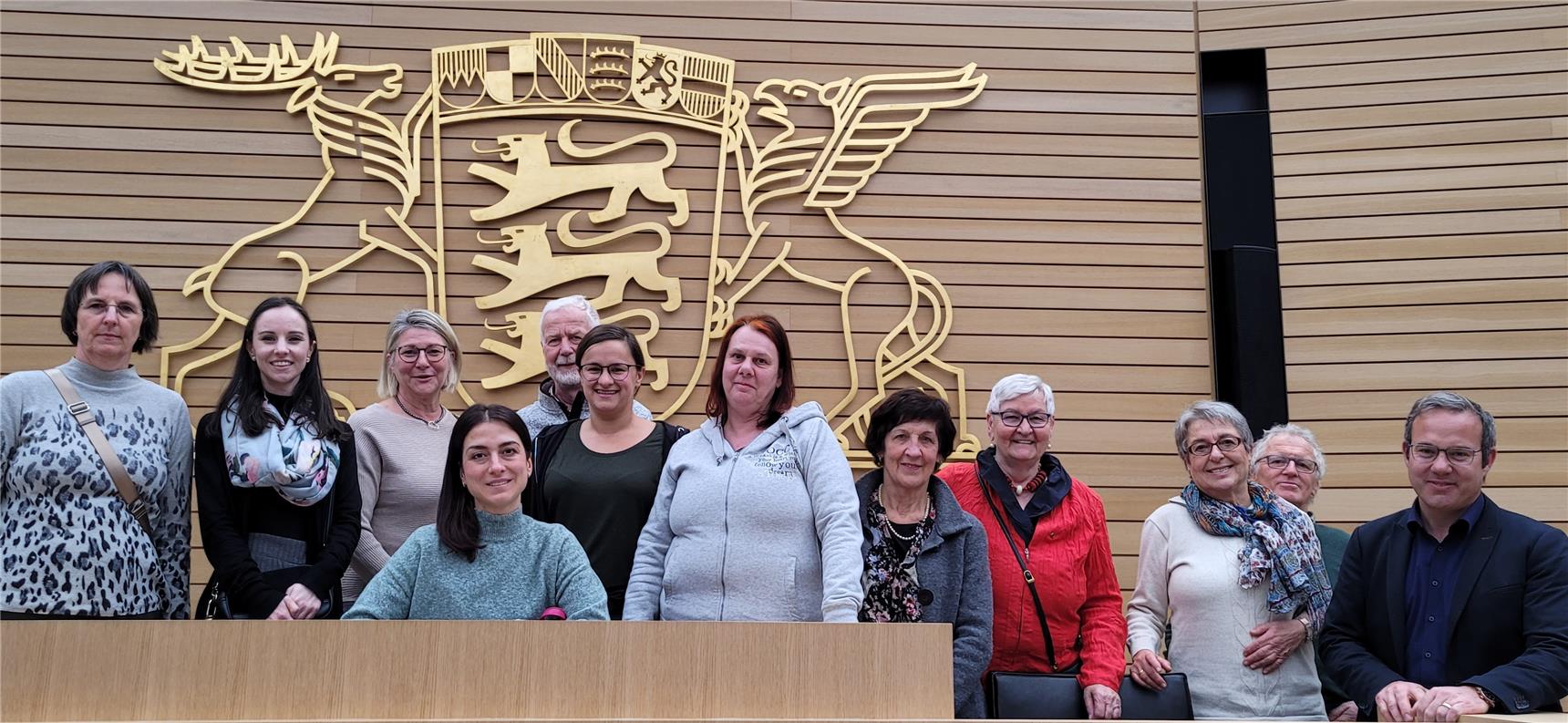 Besuch im Landtag