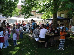 2007-07 Familienfest  Gartencafe