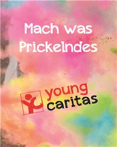 Brausepulver mit youngcaritas Logo