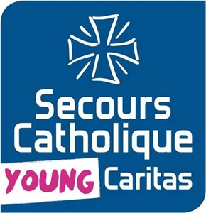 Logo Secours Catholique YOUNG Caritas Frankreich