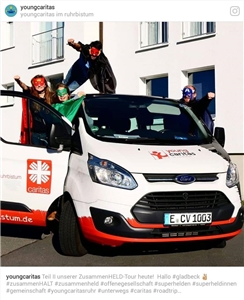 zusammenHELD-Tour Auto Vier Helden und ein Auto