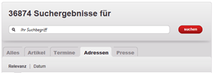 Adressensuche Adressensuche