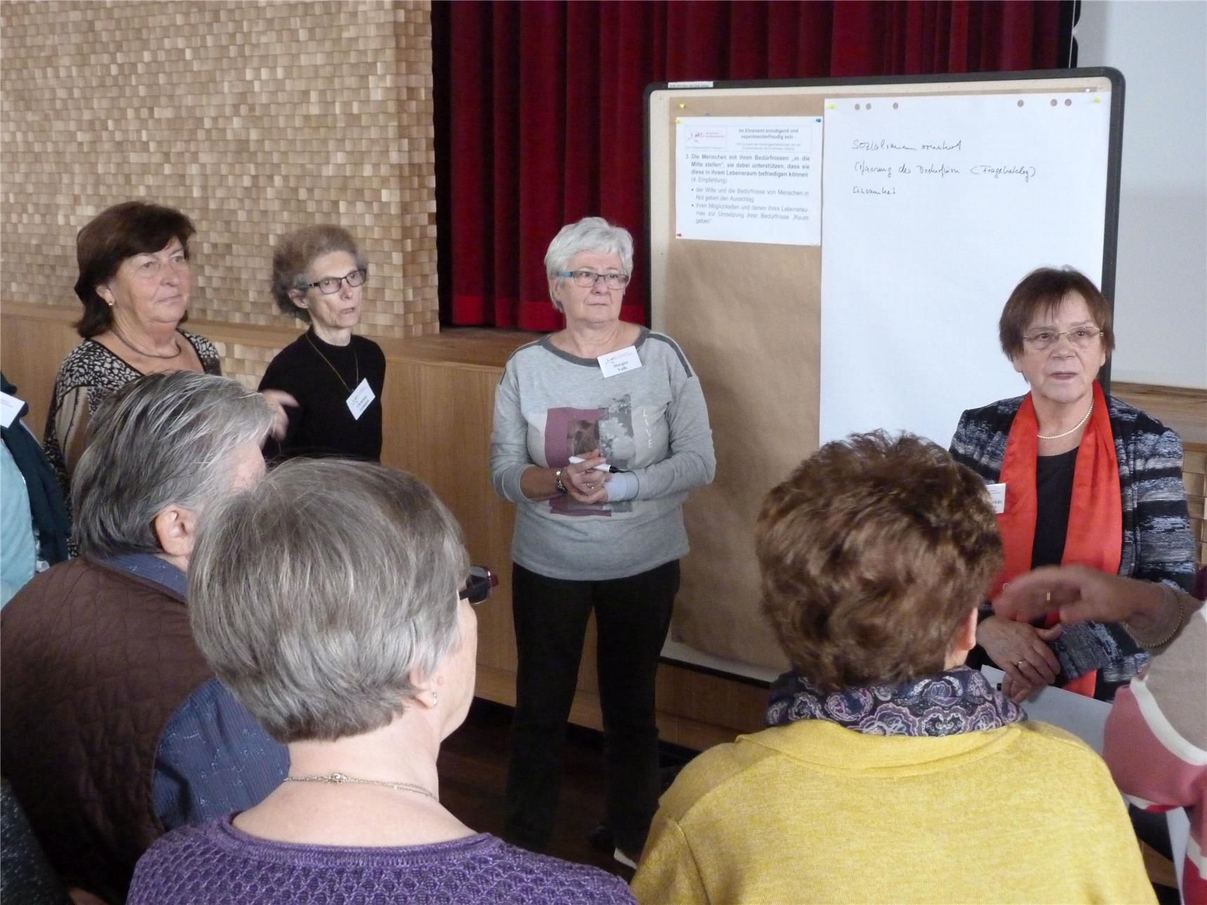 Arbeitsgruppe unter Leitung von Elisabeth Schricke, CKD-Diözesanvorstand