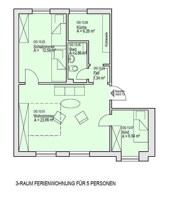 Grundrisse - 003 - Friesenhof-Norderney-Haus_-2-Appartement_13 