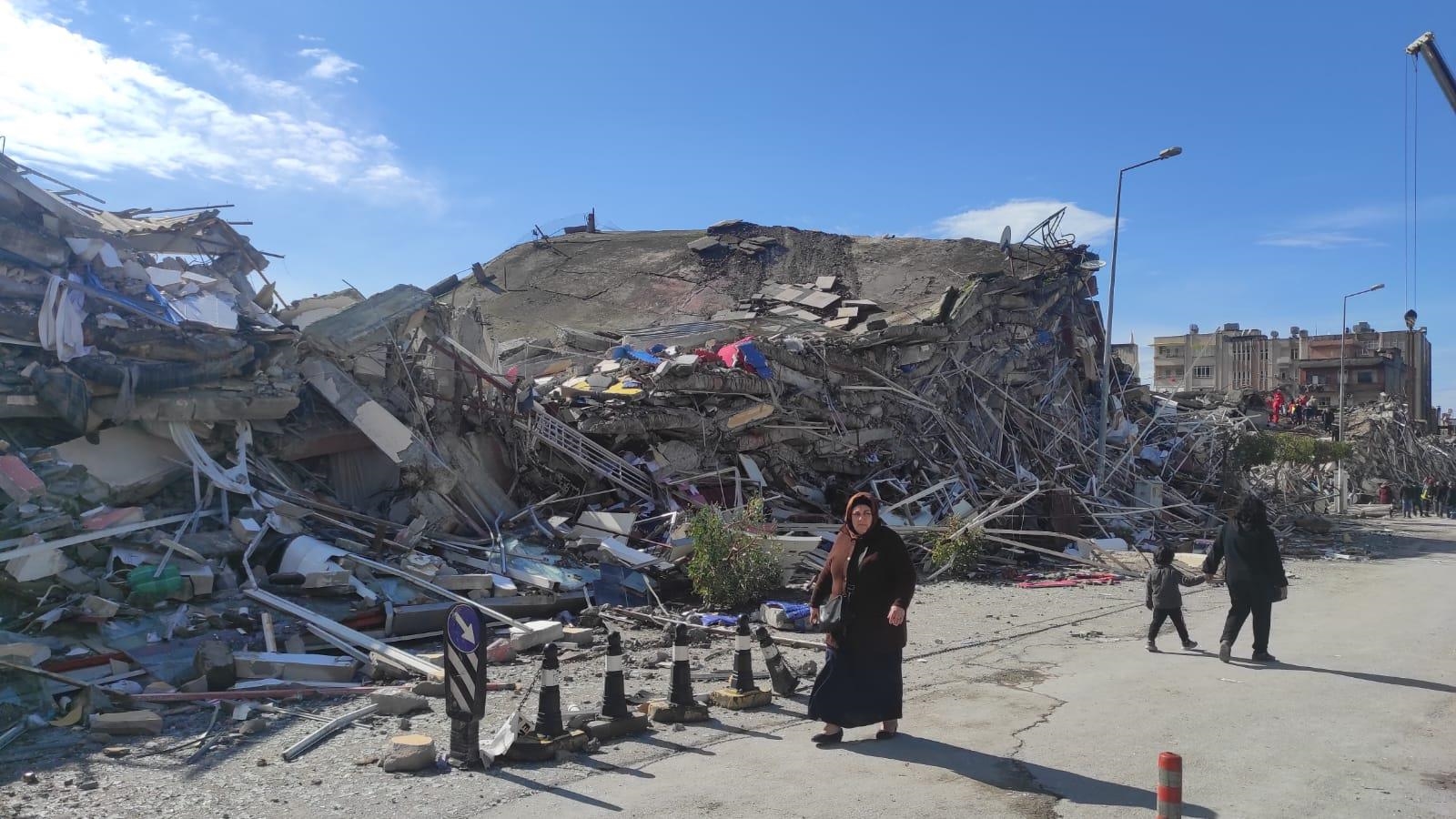 Schwere Zerstörungen durch das Erdbeben in der Türkei (Foto: Caritas Türkei)