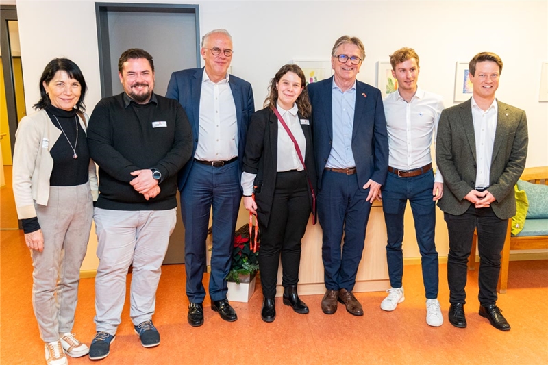 Sozialminister Manne Lucha zu Besuch im Haus St. Barbara