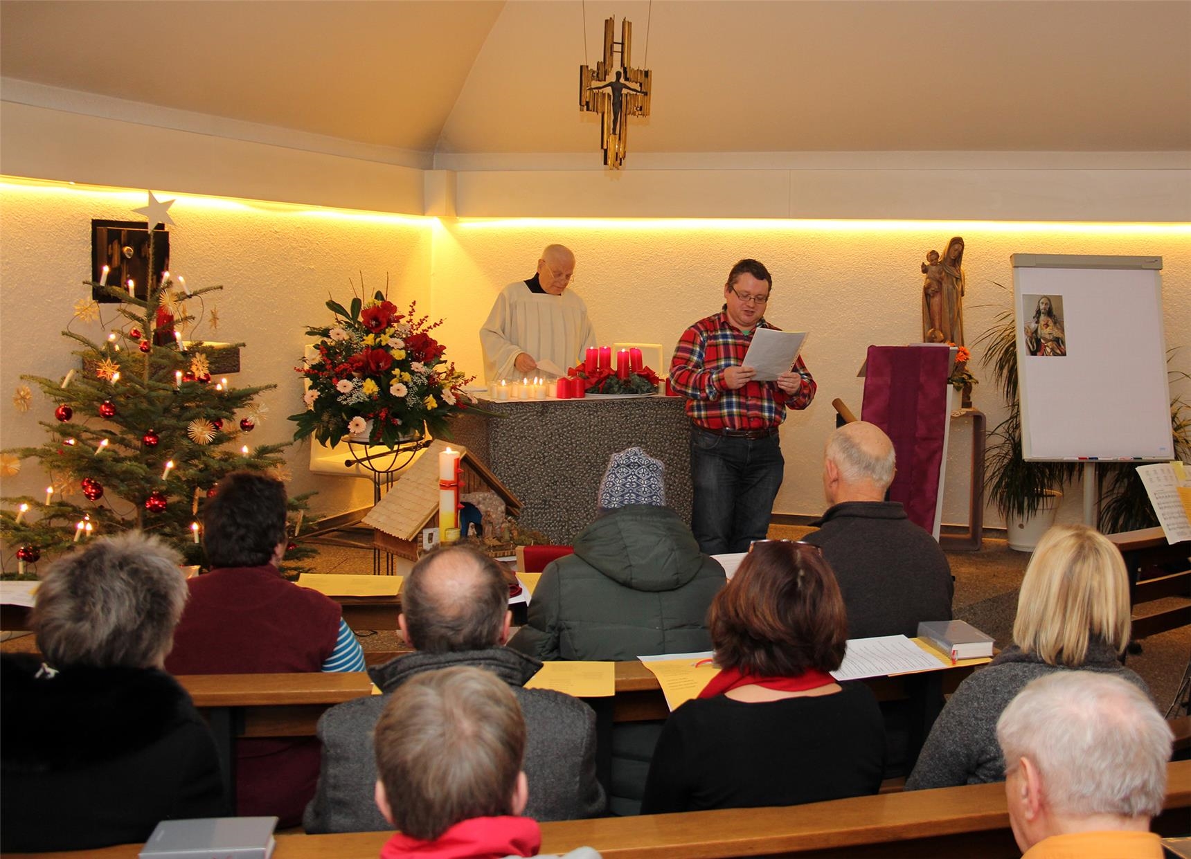 Adventsgottesdienst in der Kapelle des St. Anna-Hauses