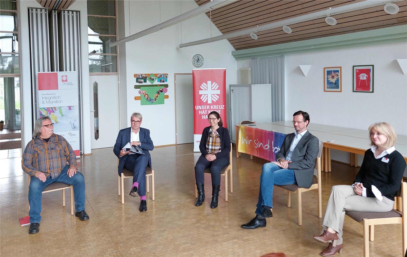 Begrüßungsrunde mit  Vertretern der politischen Parteien im Sauerland 2021 