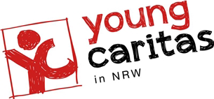 Logo der youngcaritas in NRW