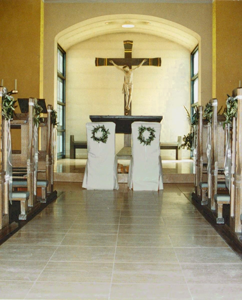 Kapelle 2 für Trauung dekoriert ausschnitt 