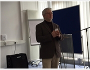 Herr Prof. Dr. Matthias Hugoth referiert über ethische Aspekte der Inklusion