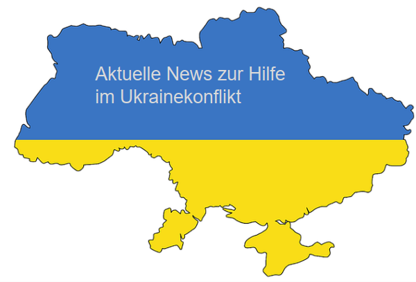 Ukraine als Flagge
