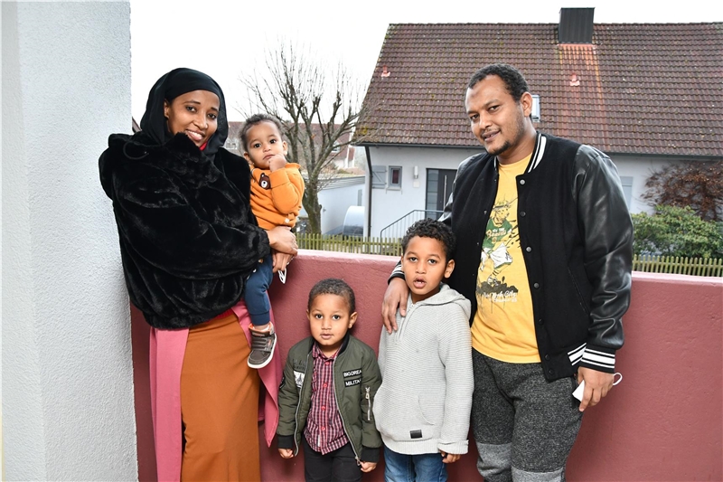 äthiopische Familie
