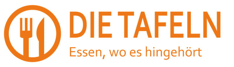 Logo der Tafeln mit Teller, Messer und Gabel