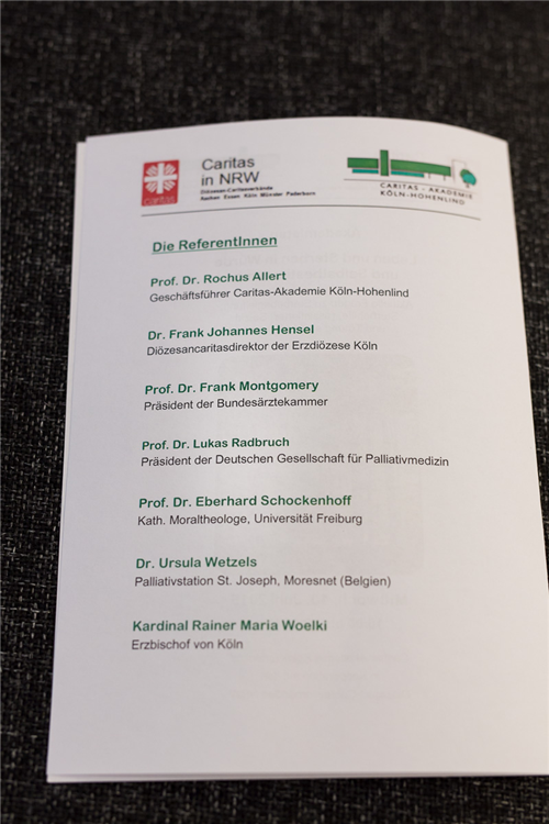Eine Liste der Referenten aus dem Flyer des Akademietags (Martin Karski)