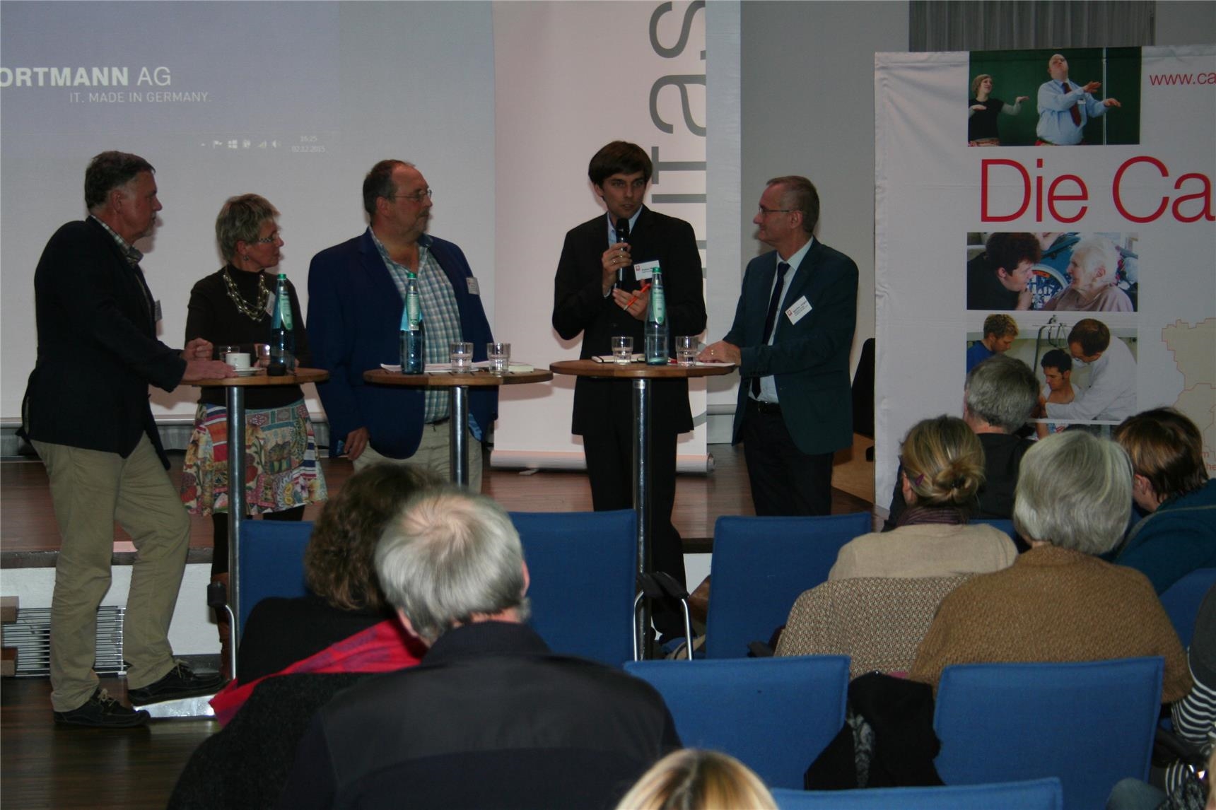 Podiumsdiskussion auf der Demenz-Tagung der Caritas in NRW (Markus Lahrmann)
