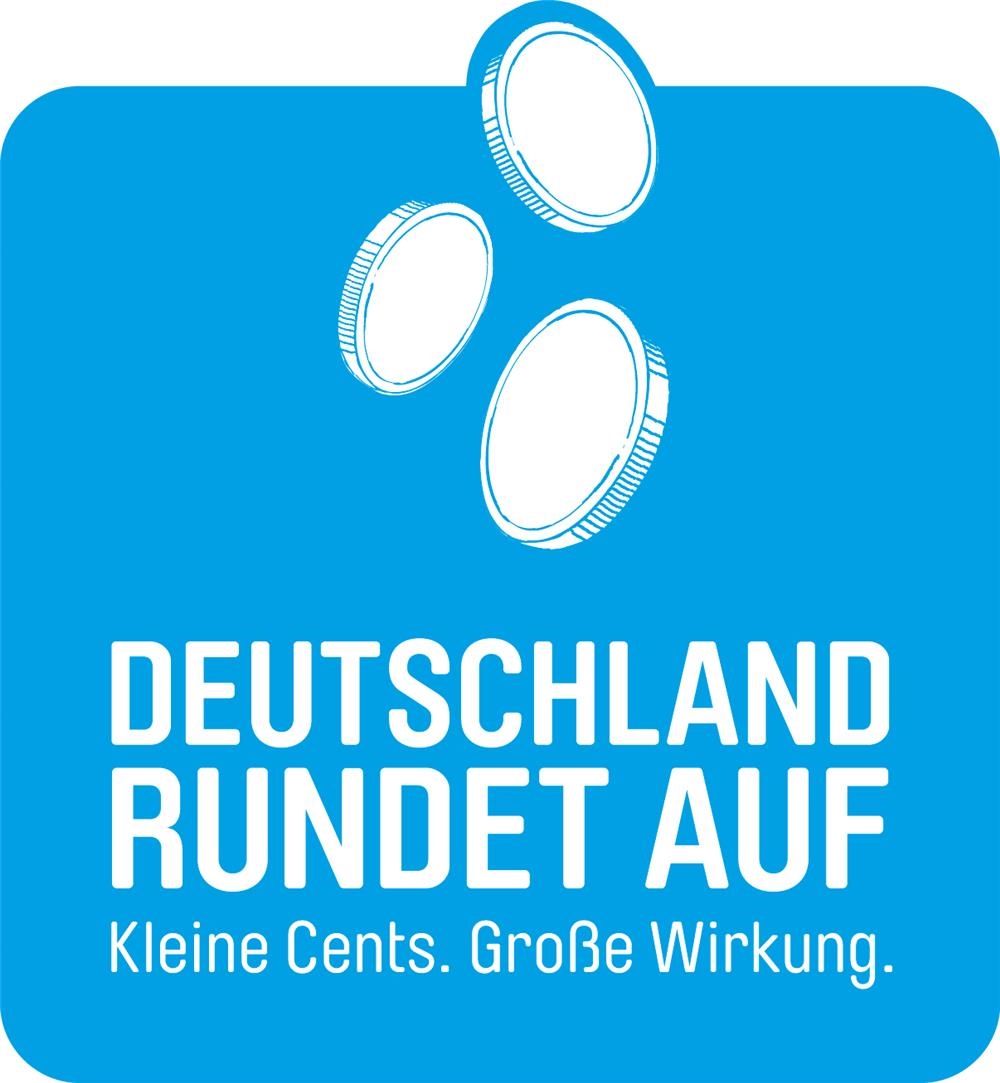 Logo Deutschland rundet auf