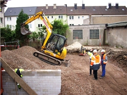 Beginn der Bauarbeiten für die U3-Gruppe im Dezember 2011