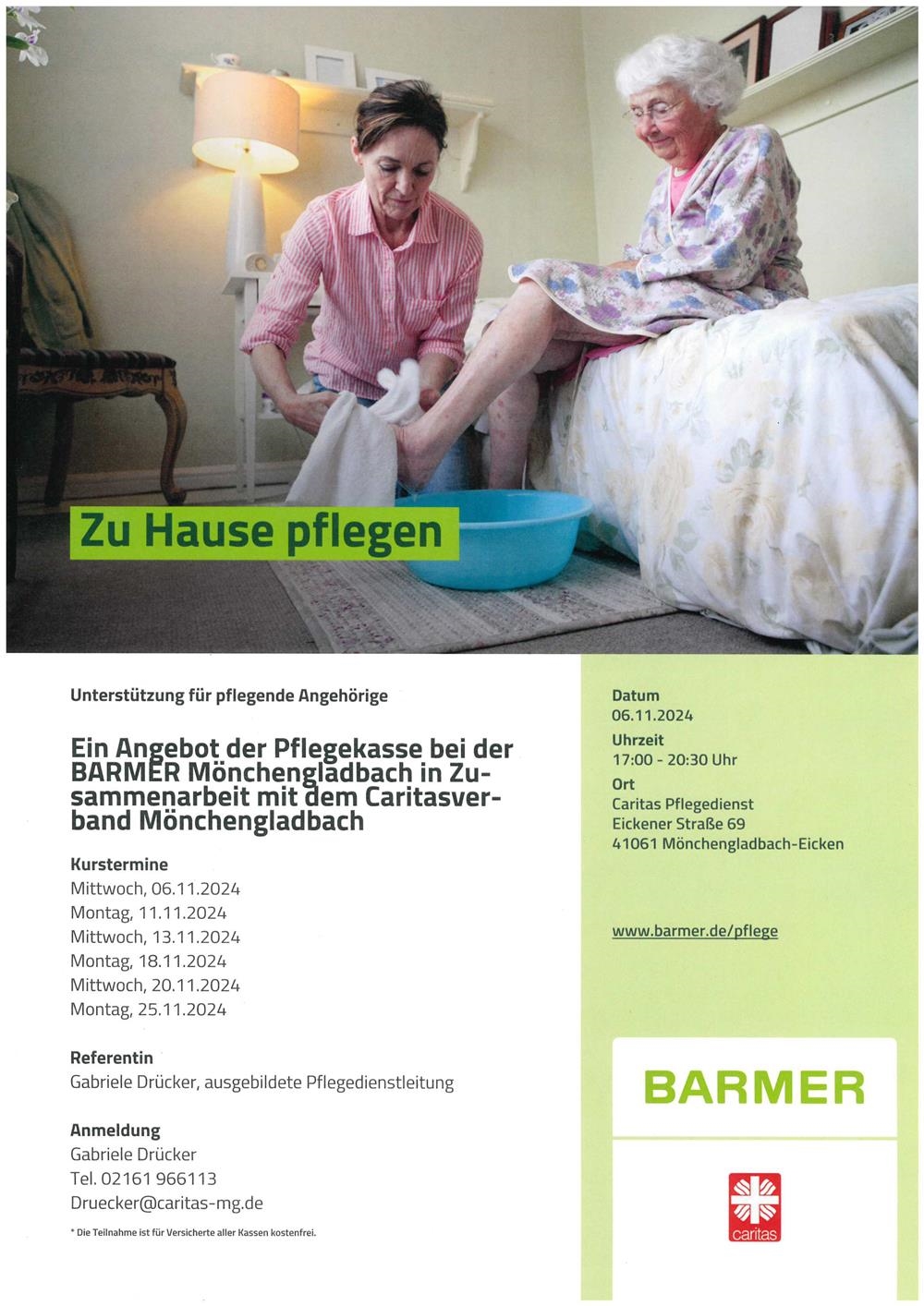 Hauskrankenpflegekurs November 2024 